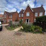 Fencing installed around a property in Guildford, Kent