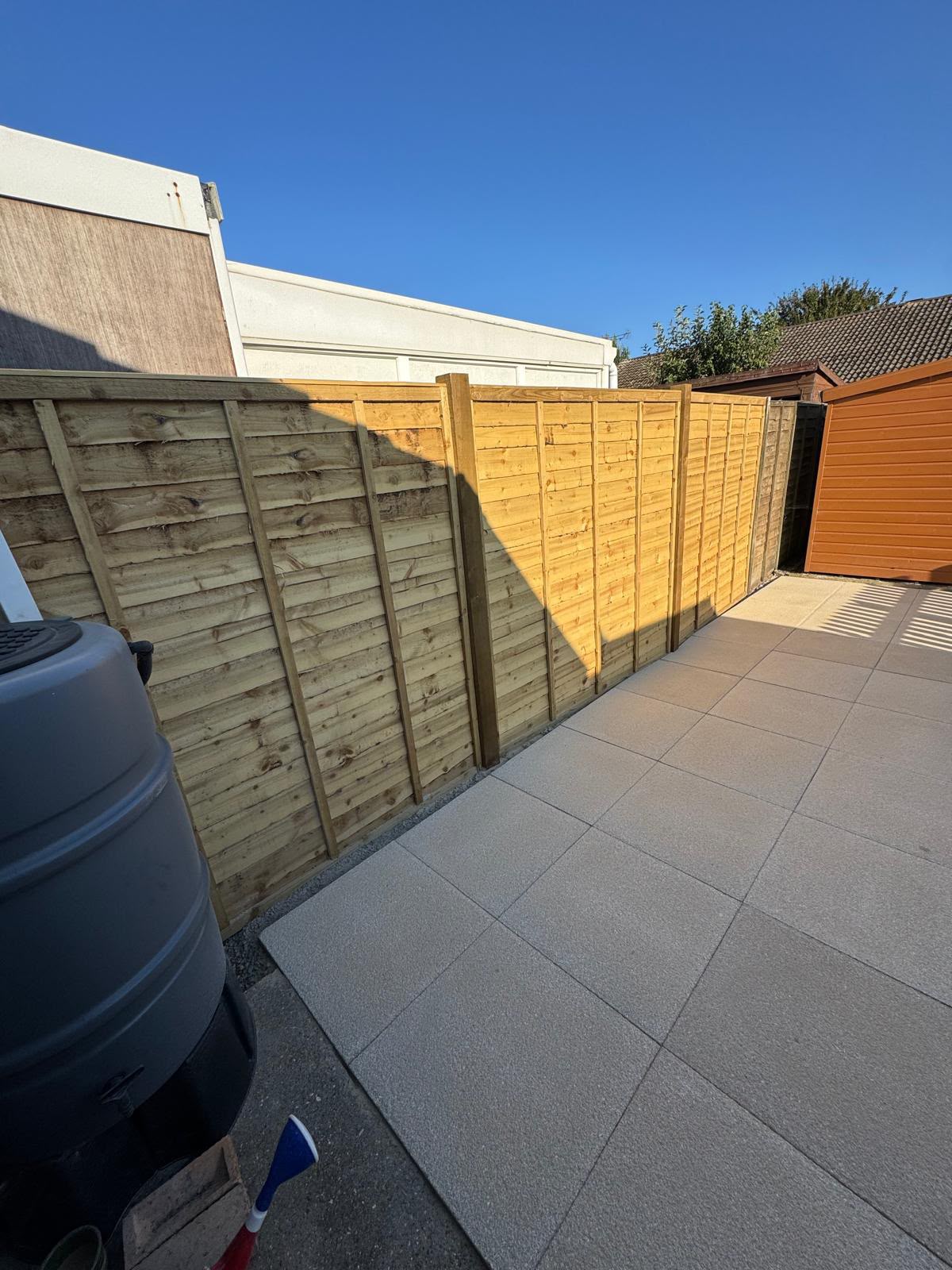 Garden Fencing installed by Borders and Decks in Folkestone, Kent